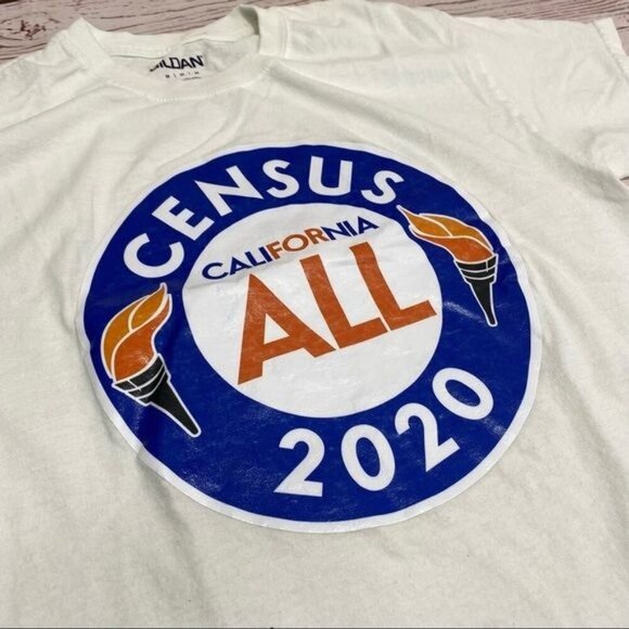 Gildan Other - Gildan 2020 Census California For All T-shirt Graphic Tee Shirt Size M